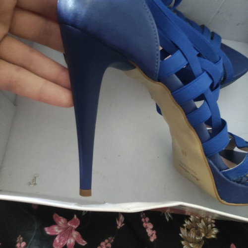 Petridis sandals used, blue, size 39 with narrow fit