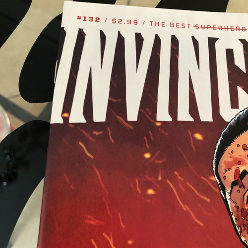 Invincible 132 comic new, low print, rare, Amazon Prime TV series