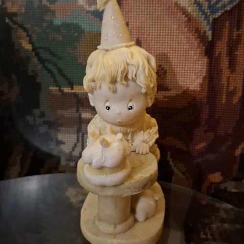 Vintage birthday boy figure used