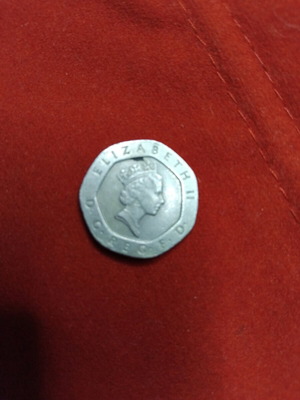 20 pence coin England 1993 like new