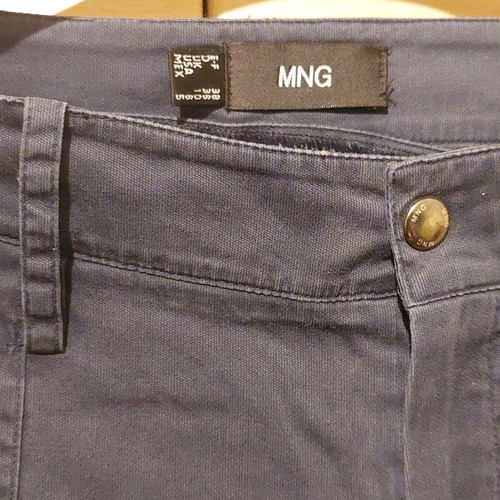 MNG blue women's pants size 38 like new