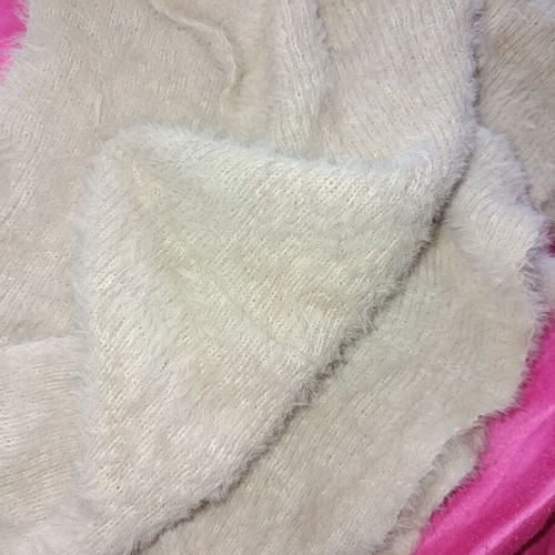 Scarf with fur like new