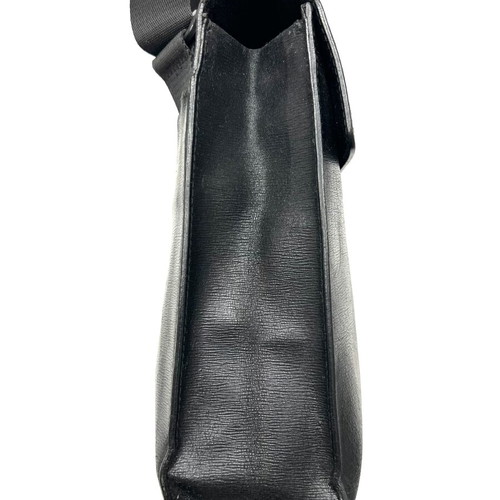 Montblanc leather crossbody bag used, black