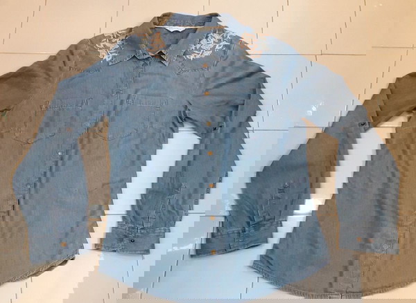 Πουκάμισο Marks & Spencer-Indigo small/medium