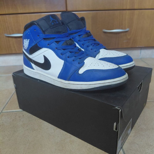 Nike Jordan 1 Mid Game Royal sneakers like new size 44.5