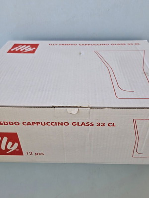 Ποτήρια Illy Freddo Cappuccino σετ 12 καινούργια