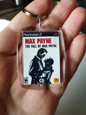Max Payne 2 The Fall of Max Payne PS2 keychain