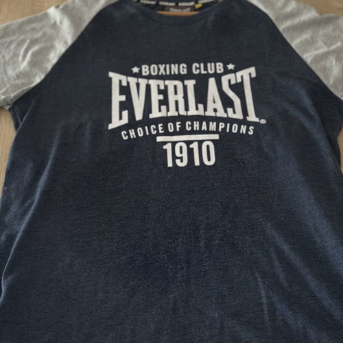 Everlast T-shirt καινούργιο, μέγεθος medium, γκρι και μπλε