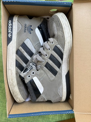 Adidas boots size 41.5 used, black and grey 2016 model