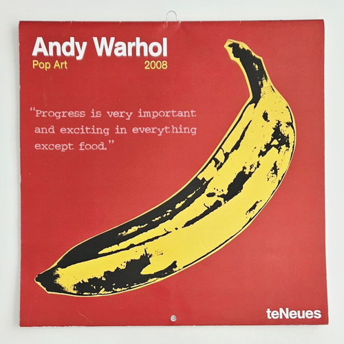 Andy Warhol 2008 wall calendar like new