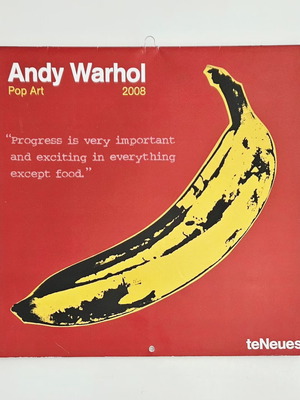 Календар за стена Andy Warhol 2008 като нов
