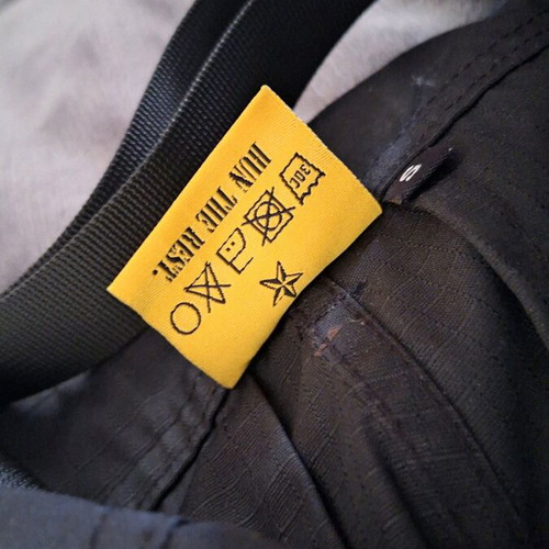 Corteiz cargo pants used, 4th anniversary, size S, black