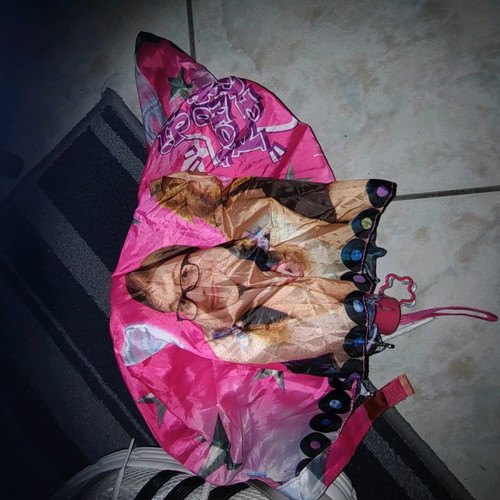 Patty umbrella used, old but in good condition