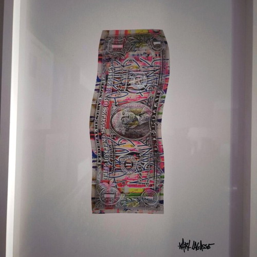 Karl Lagasse One Dollar lithograph, excellent condition