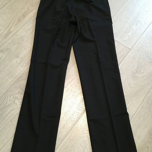 Dolce & Gabbana vintage straight trousers for women, size 32/46, black/grey