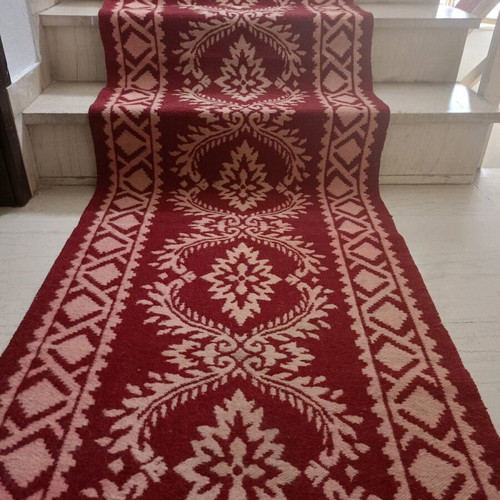 Handwoven loom runner like new, 3 meters by 75 cm