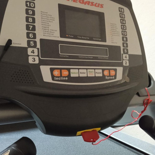 Treadmill like new, sturdy with multiple speed options