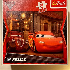 Puzzle παζλ McQueen cars με μεγάλα κομμάτια (Giant Trefl) - 36 κομματιών
