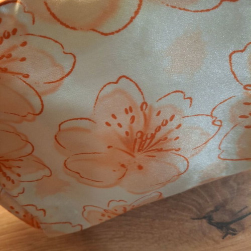 Body Shop toiletry bag new, white and orange