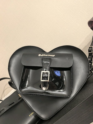 Dr. Martens Heart Bag used, black backpack