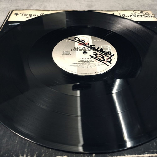 A.L.T. & The Lost Civilization Tequila 12'' Vinyl Maxi Single used, Hip Hop