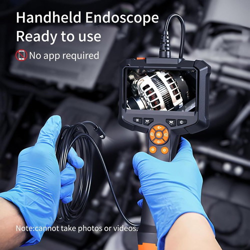 Anesok G30-M Industrial Endoscope Camera 8mm 15m Cable 4.3in Screen Waterproof