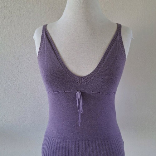 Stefanel knitted top purple like new, size L