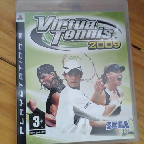 Virtua Tennis 2009 PS3 game used, complete with manual