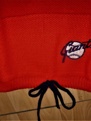 Tricoteen knitted kids sweater new, size 8, 80s vintage