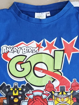 Angry Birds μπλούζα σαν καινούργια, μέγεθος 7/8Υ, μπλε
