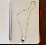 Necklace with diamond used