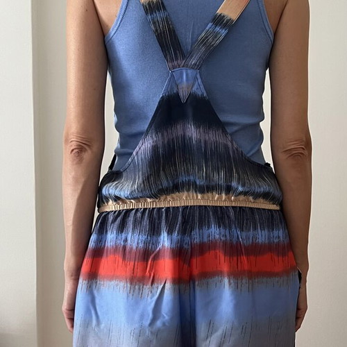Silvian Heach Summer Jumpsuit like new, multicolor, size M