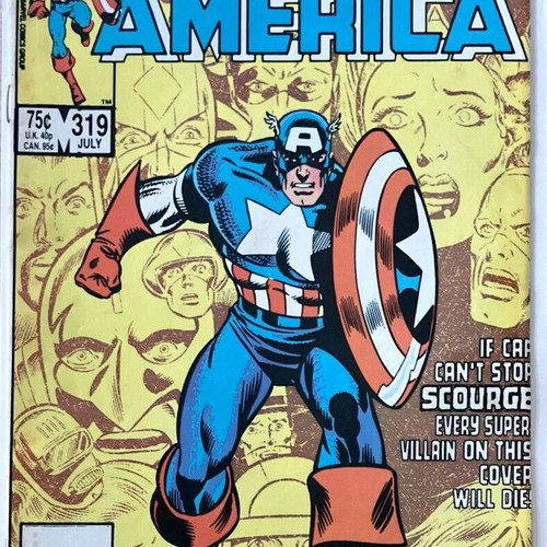 Captain America comic used, issue 319 (1986), American edition