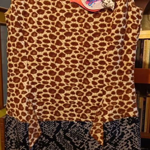 Custo Barcelona dress new, size 3, brown multicolor