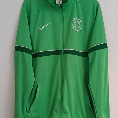 Nike men's green Dri-FIT sports zip-up sweatshirt XL like new