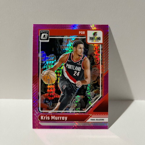 NBA Kris Murray Hyper Pink Donruss Optic card like new