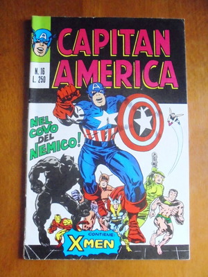 Captain America #100 comic book used, Italian edition 1973