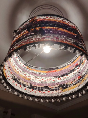 Handmade ceiling light used