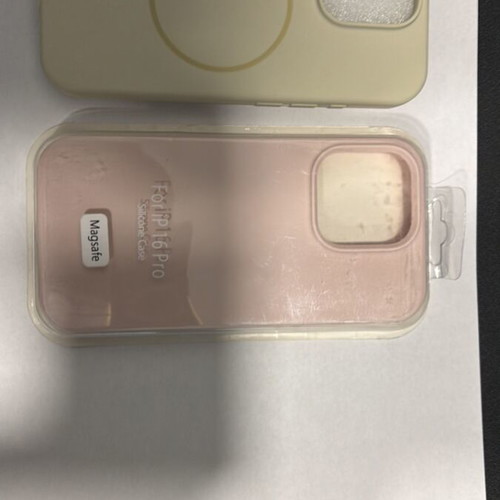 Silicone case for iPhone 16 Pro, Megasafe, pack of 2