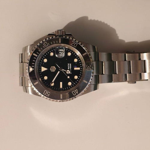 San Martin Automatic Dive Watch like new, 41mm, 200m water resistant