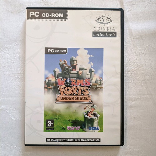 Worms Forts: Under Siege PC game like new