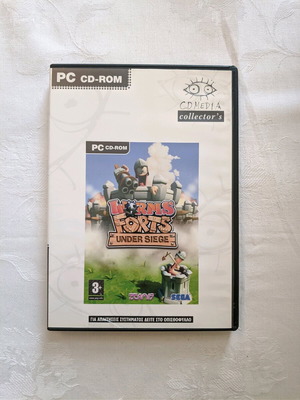 Worms Forts: Under Siege PC παιχνίδι σαν καινούργιο