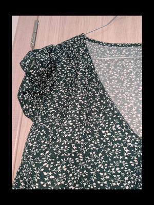 Shein sleeveless top new, dark green, size L