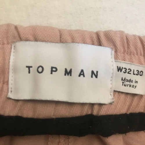 Topman pants modern light pink new, 100% cotton