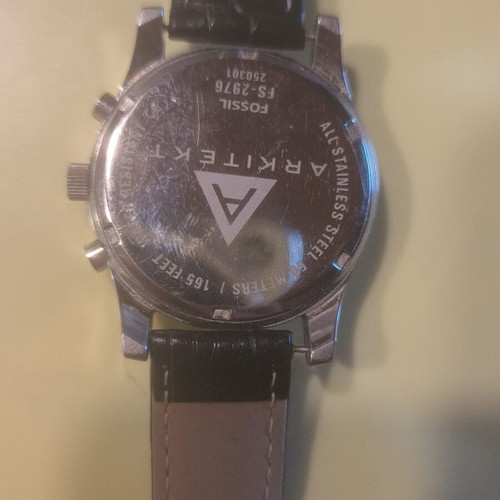 Fossil Speedway FS-2976 Chronograph watch with yellow dial