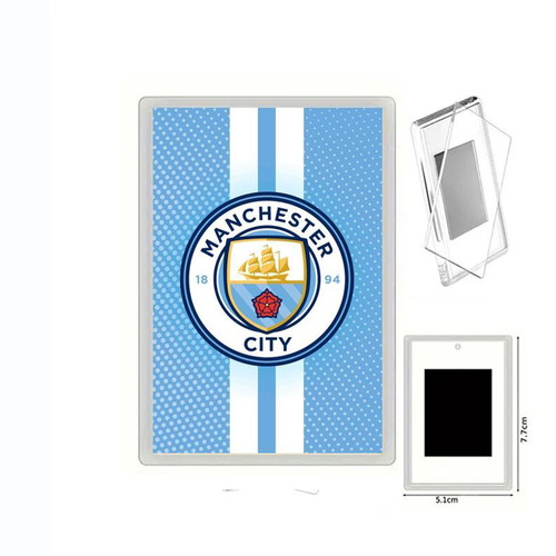 Μαγνητάκι Manchester City με διάφανη ακρυλική κορνίζα φωτογραφιών