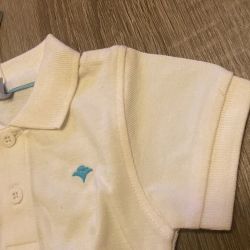 Polo shirt Alouette white 6 months new with tag