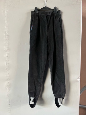 Corduroy pants black used, size XS