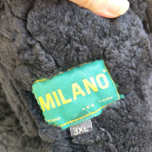 Milano vintage Italian leather jacket used, size M