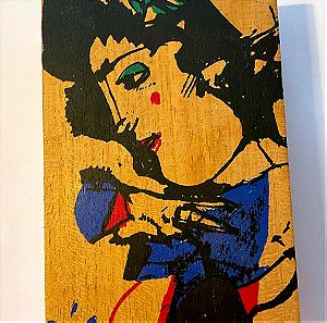 «Φαίδρα» Δημήτρης Μυταράς (1934-2017) – Ξύλινο κουτί, μικτή τεχνική με ζωγραφική.